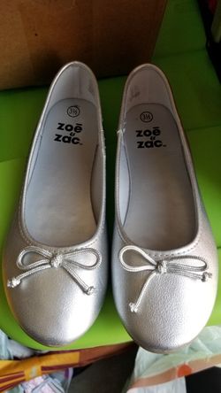 Girls silver dress shoes