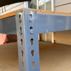 Metal Shelves With Particle Board 3 Feet X 4 Feet X5 Feet High