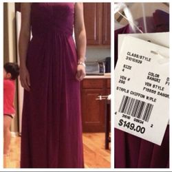 David Bridal Bridesmaid Dress