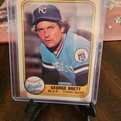 George Brett 1981 Fleer A.L League League MVP 1981 Fleer 