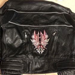 Leather jacket in awesome shape size m