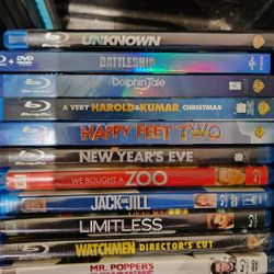 DVD & BLU-RAY  COLLECTION OF MOVIES