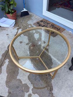 Gold Coffee Table