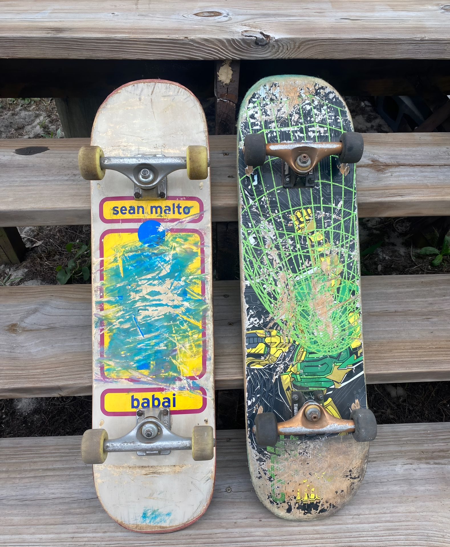 Two Skateboards