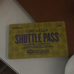 COACHELLA SHUTTLE PASS WKND 2