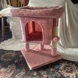 Darling Pink Petite Cat Tree
