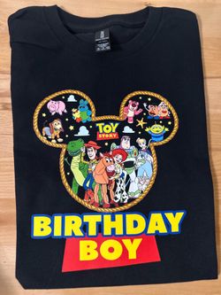 Toy Story birthday boy custom t shirt