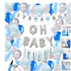 It's A Boy Baby Shower Balloons And Decorations