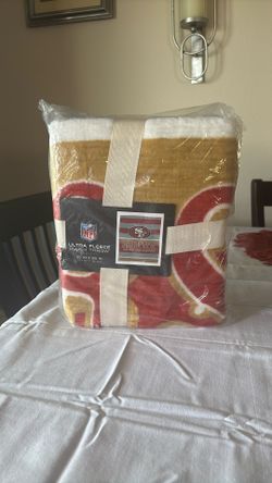 SF 49ers Ultra Fleece Throw