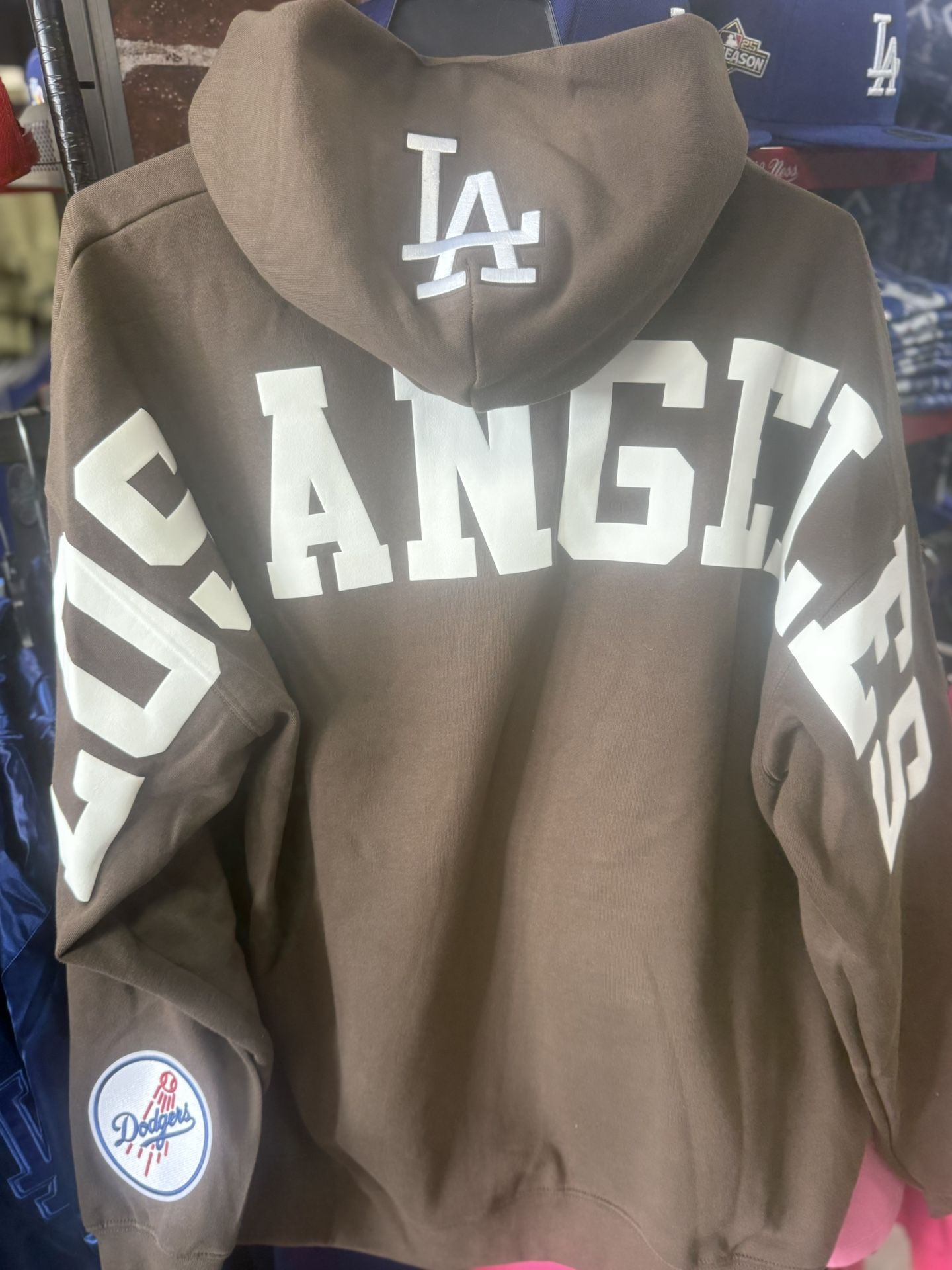 Dodgers Brown Sweater,All Products : American Fashion Style Bags On Sale