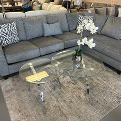 Sectional With Coffee Table Set $1300