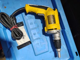 DW272 variable-speed corded drywall screwdriver with a 6.3-amp motor