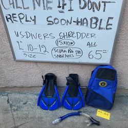 US diver scuba snorkeling 