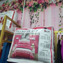 King Size Hermosos Juegos Traen Cortinas 