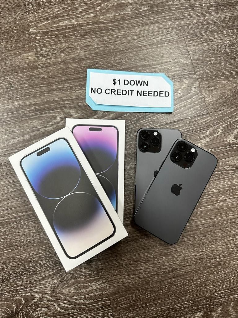 Apple Iphone 14 Pro Max 5G -PAYMENTS AVAILABLE FOR AS LOW AS $1 DOWN - NO CREDIT NEEDED