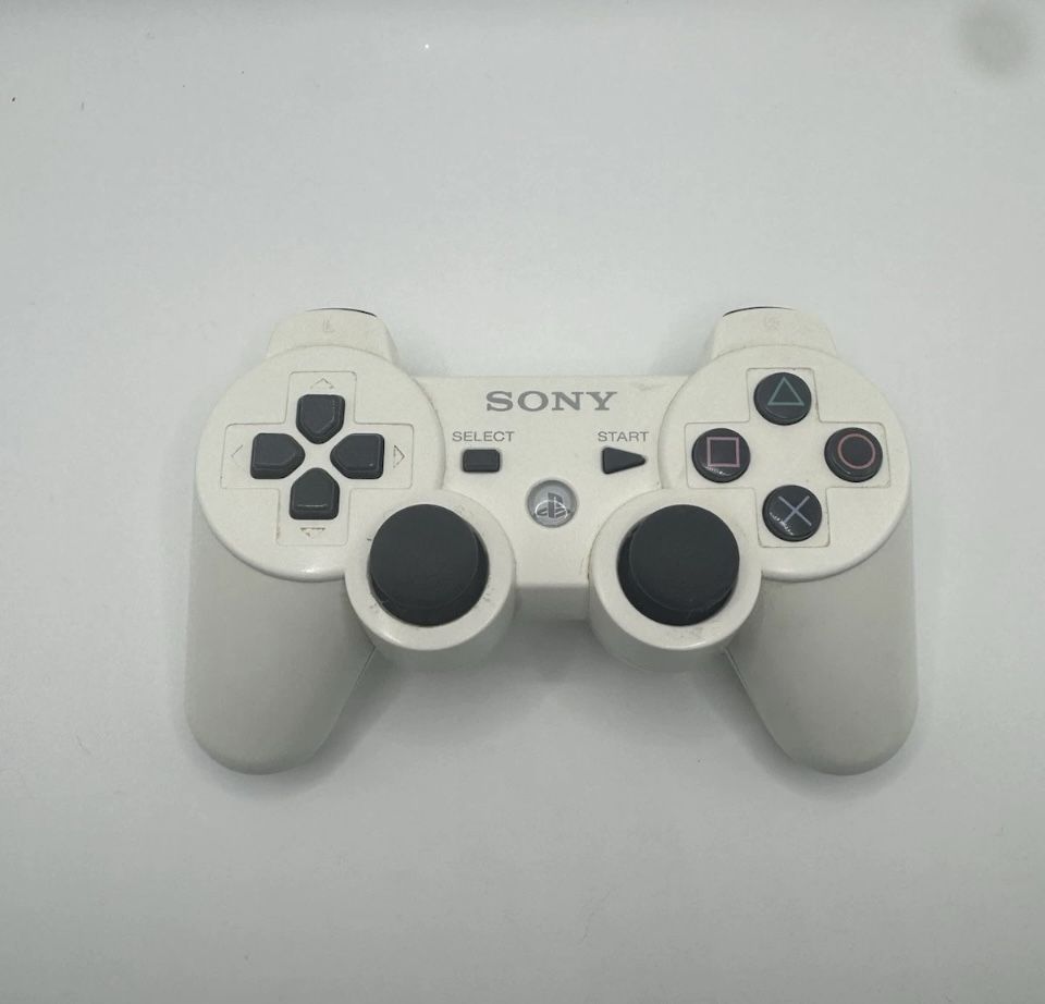White Sony DualShock 3 Wireless Controller for PS3