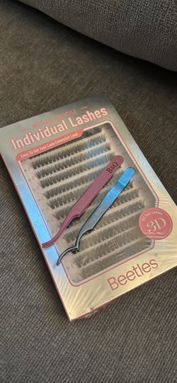 lash extensions/clusters w/ 2 applicator tweezers - ardell