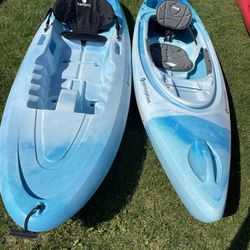 Pair Of 9.5 Ft Perception kayaks