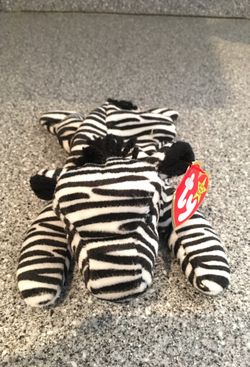 Beanie baby Ziggie zebra