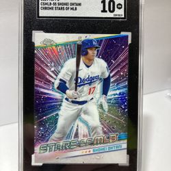 2024 Topps Chrome Stars of MLB Shohei Ohtani #CSMLB-55 SGC 10.