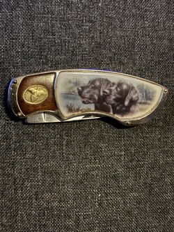 Franklin Mint Black Collectible Knife