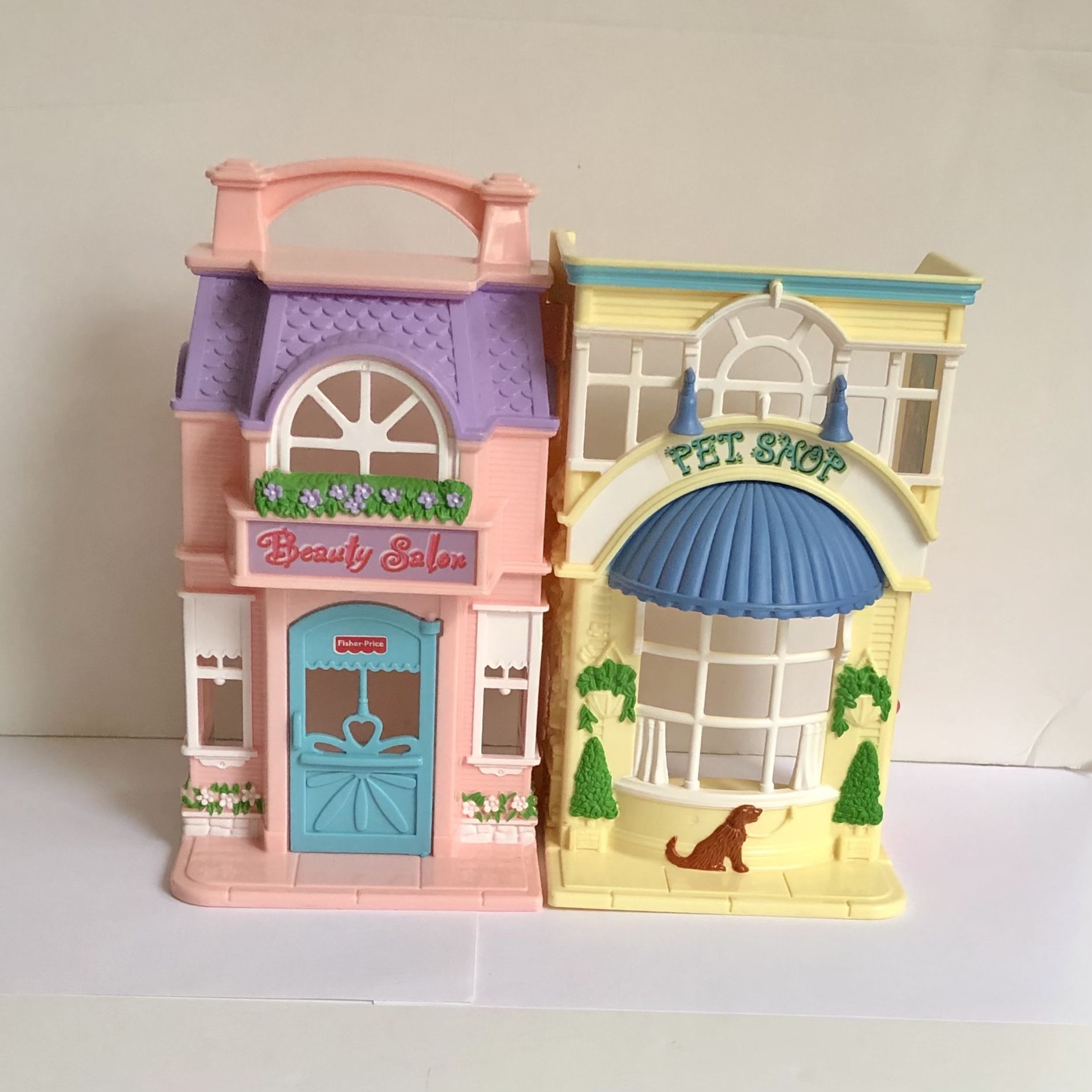 Details about   FISHER PRICE Sweet Streets Dollhouse GROOMING STATION CAT DOG PET PARLOR SHOP 