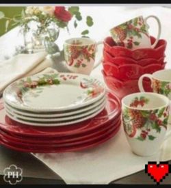 SET DE PLATOS NAVIDEÑOS