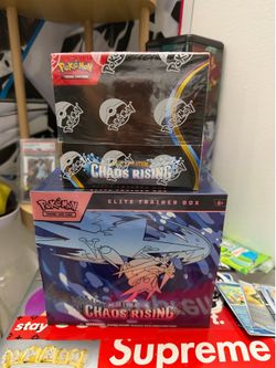 Pokemon chaos rising booster box and ETB bundle
