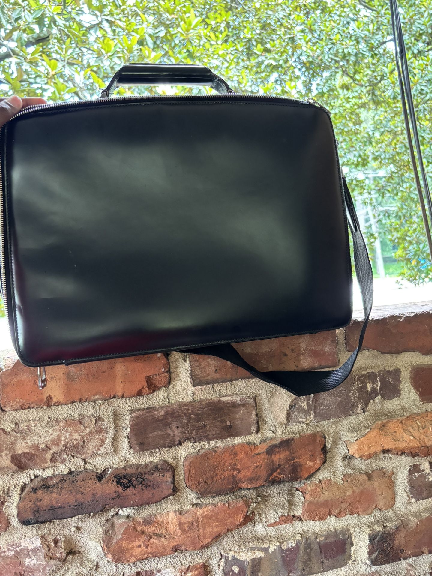 Vintage BALLY Classic Leather Laptop/Briefcase Made In Italy