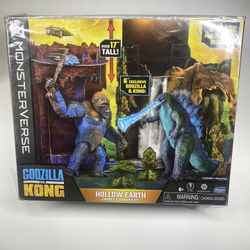 Godzilla vs Kong Hollow Earth 6" Figures & 5-Piece Diorama MonsterVerse New