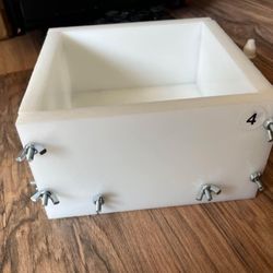 Square Resin mold 6x6x3 