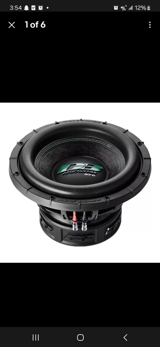 Deaf Bonce 12" Subwoofer 2 Ohm