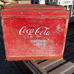 ANTIQUE  COCA COLA COOLER