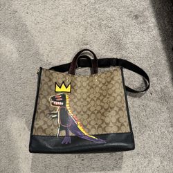 Coach x Jean Michael Basquiat Large Tote Bag 