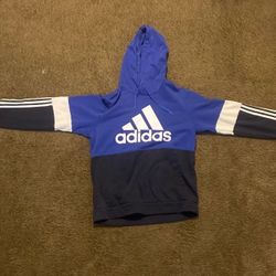 Blue adidas hoodie