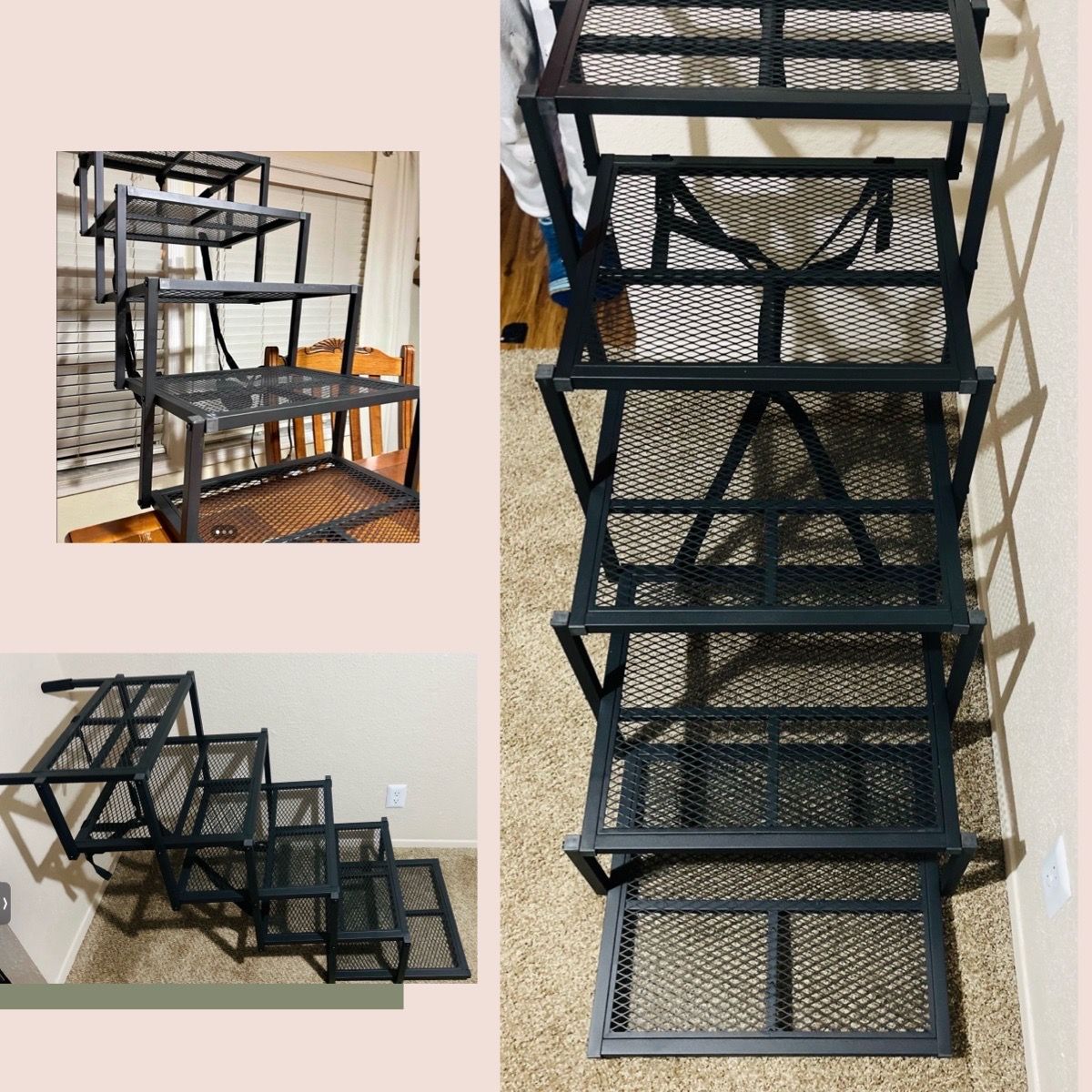 Portable Folding Pet Dog Stairs For SUV, Truck