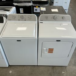MAYTAG 4.5 cu. ft. Top Load Washer, Wrinkle Prevent 7.0 cu. ft. Vented Electric Dryer