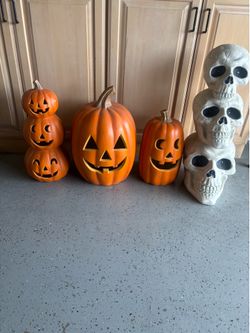 Pumpkins & Skulls