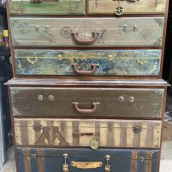Harry Potter Inspired Vintage Luggage Dresser