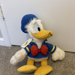 Disneyland Walt Disney World DONALD DUCK SAILOR 18” Plush Vintage