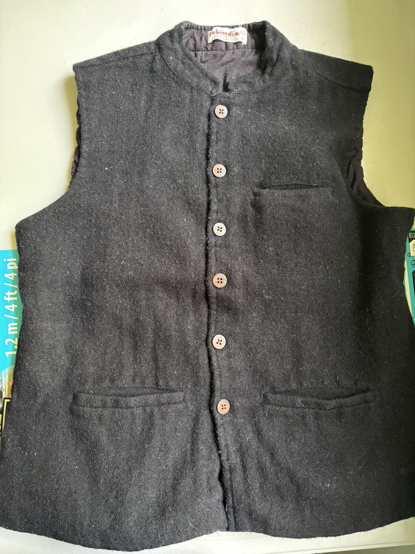 Black colored ethnic vest (for male) - Rarely used
