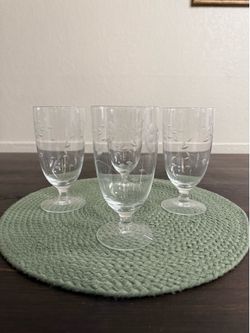 Princess glass cups