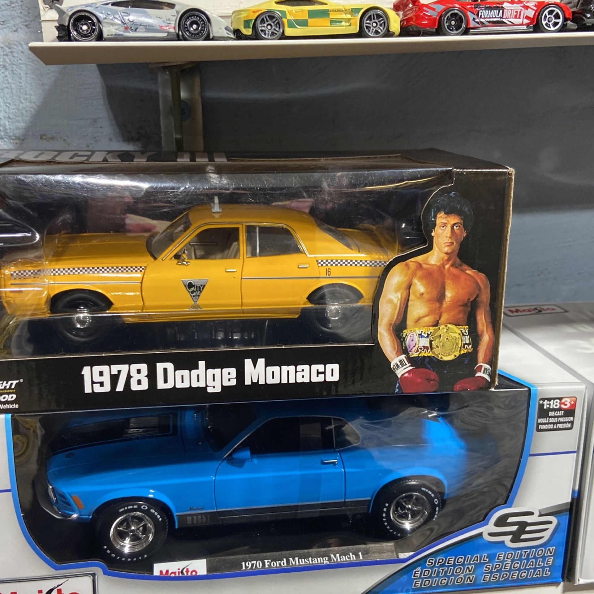 1978 Dodge Monaco Taxi "City Cab Co." Yellow "Rocky III" Movie Diecast Model Car by Greenlight