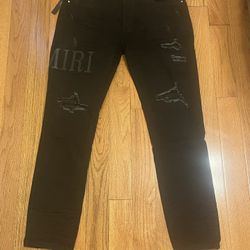 Black Amiri Jeans