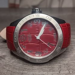 LRG Lifted Research Group Red Wrist Watch (Unisex)