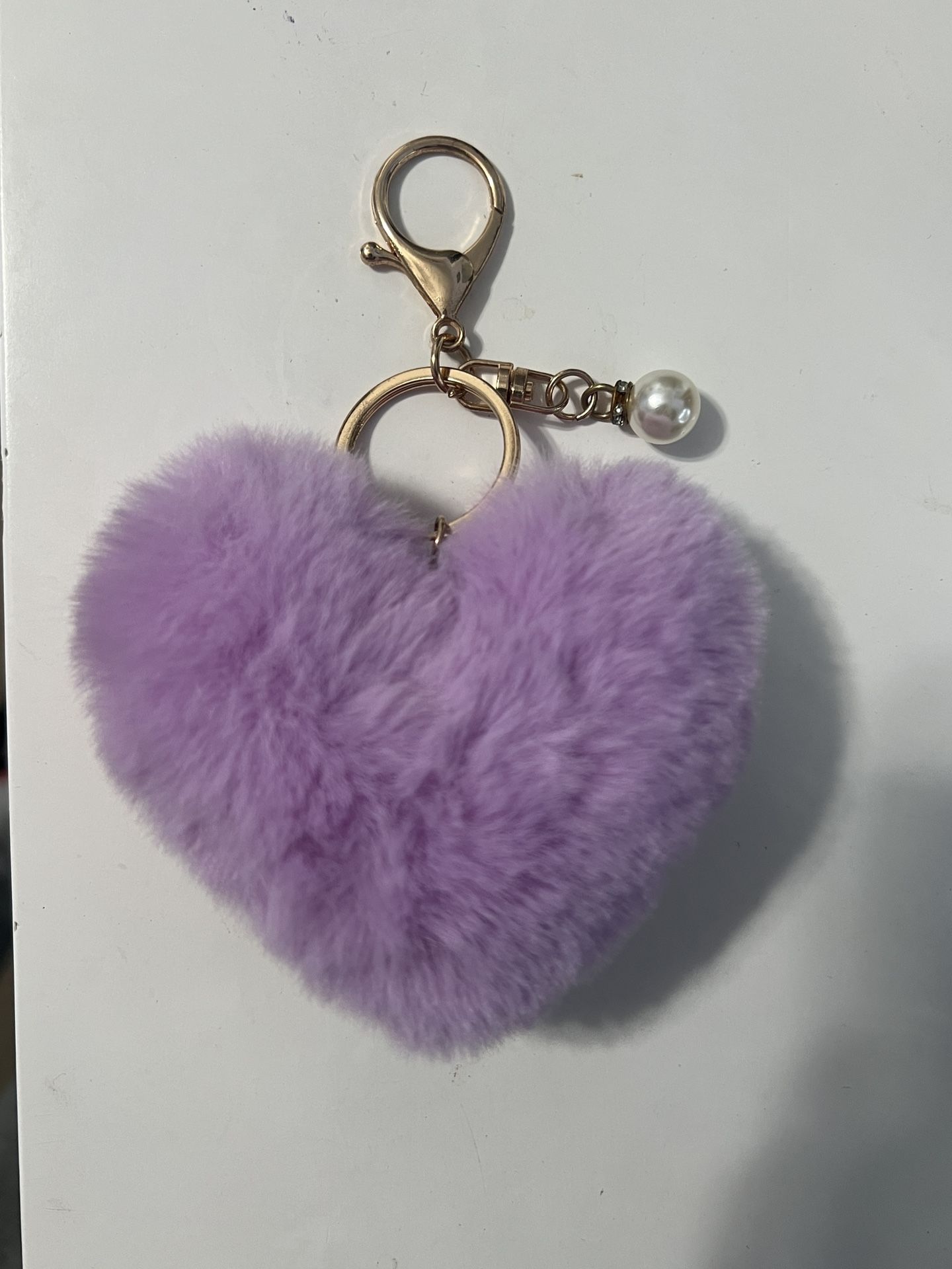 Purple Heart Keychain