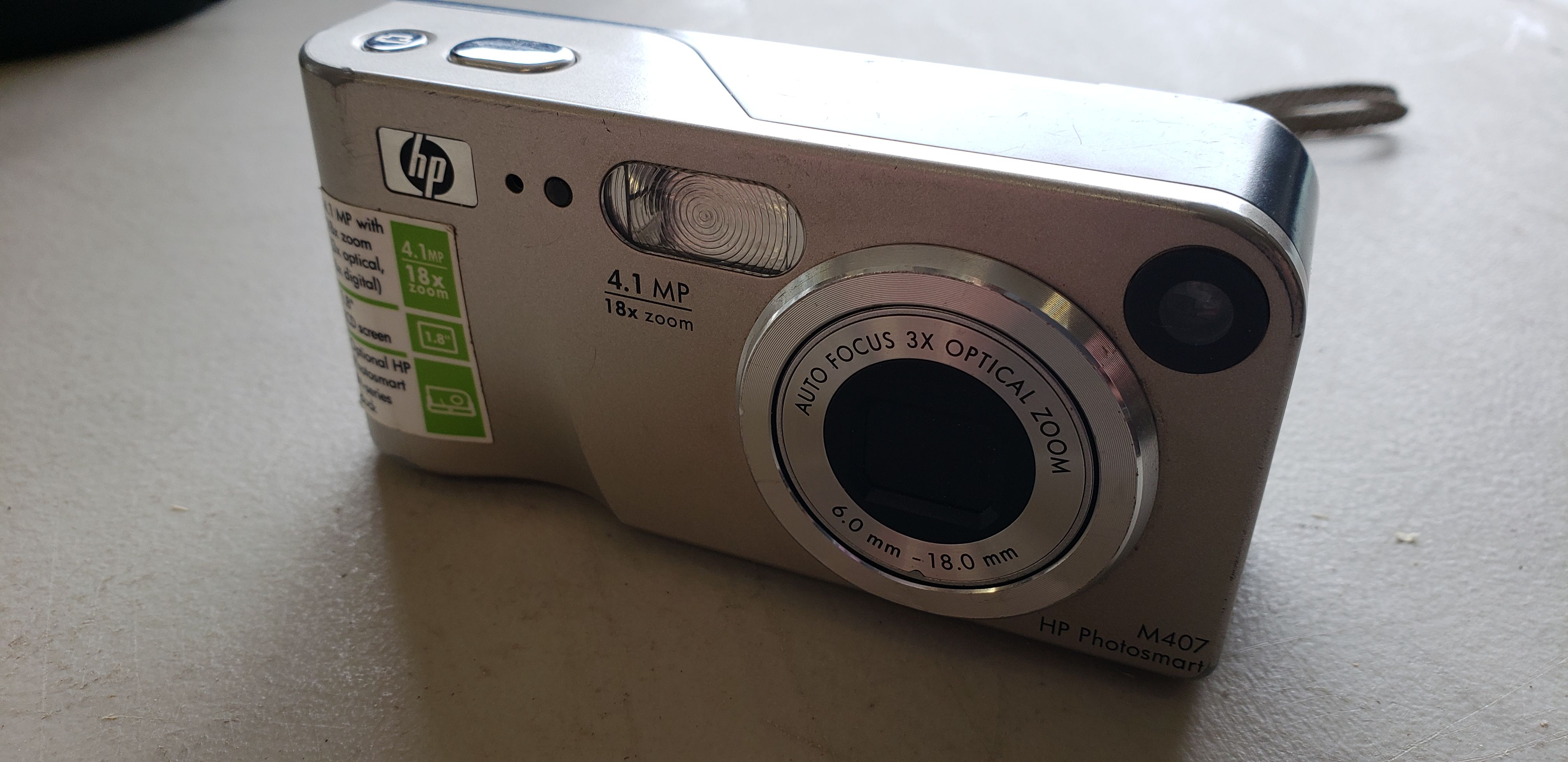 HP digital camera! Works but read disc..