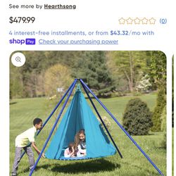 Kids Outdoor Swing And Stand 