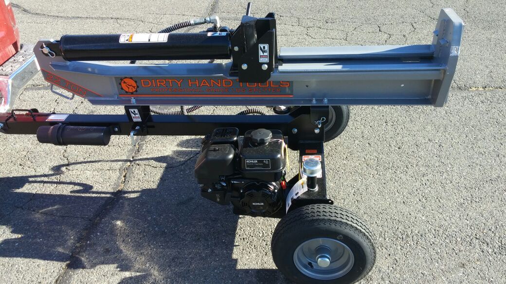 Dirty Hand Tools 22-Ton Vertical/Horizontal Log Splitter