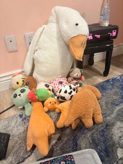 Assorted stuffed animals